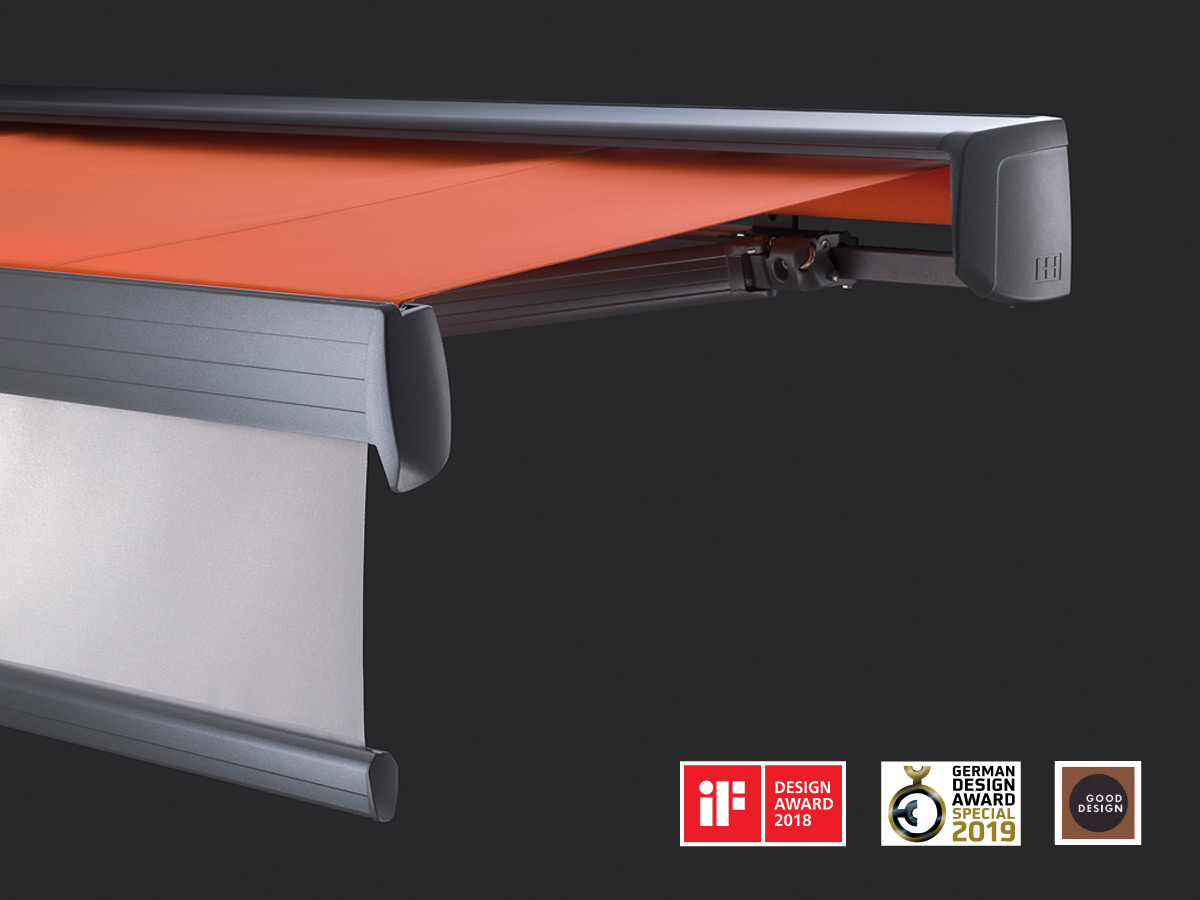 HEIM+HAUS Deluxe Vario – Awards für Markise HEIM+HAUS Deluxe Vario – Awards für MarkiseDesign Awards für Markise - Produktdesign, Produktdesign, Industriedesign, Design, Synapsisdesign