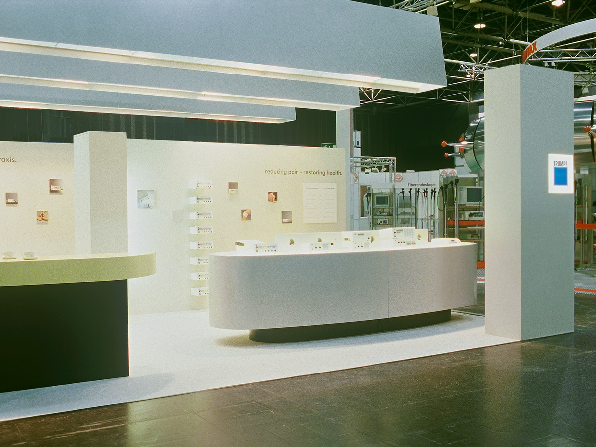 TRUMPF Messestand (MEDICA), SynapsisDesign TRUMPF Messestand (MEDICA), SynapsisDesign, Industriedesign, Produktdesign, Design, Medicaldesign